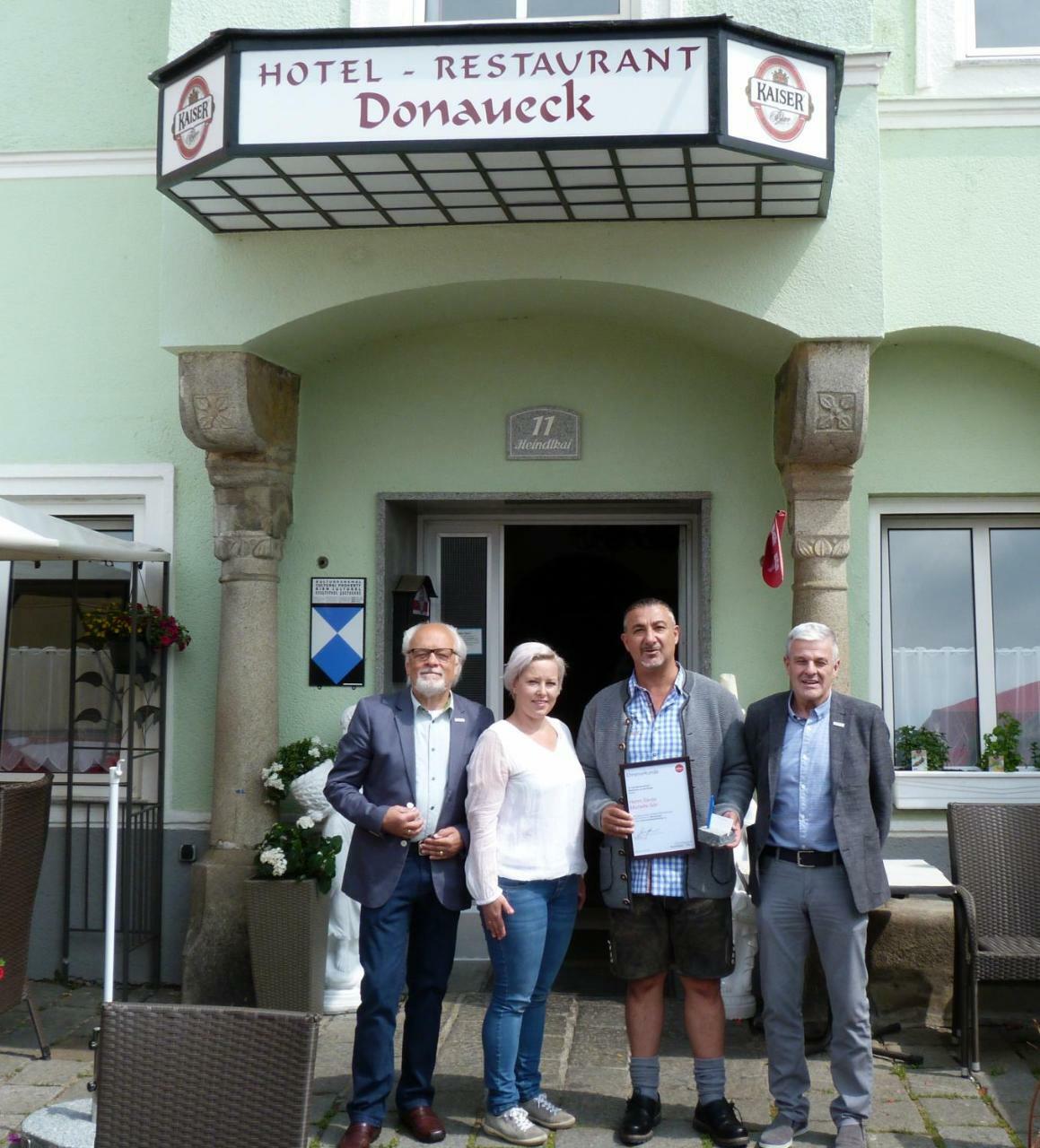 Hotel-Restaurant Zum Donaueck Mauthausen Exterior foto
